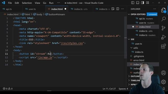 Using EventSource with SSE смотреть онлайн