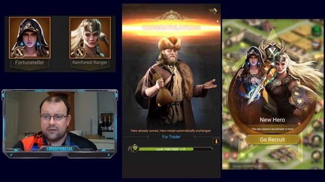 SX4-8 Hero Recruitment 1.2K tickets - Rise Of Empires Ice & Fire смотреть онлайн