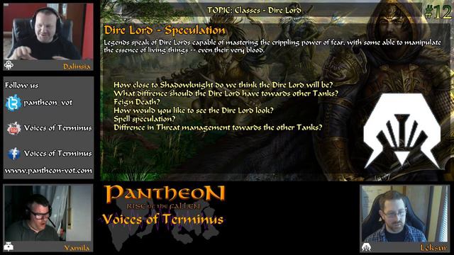 Pantheon Rise of The Fallen Voices of Terminus Show #12 Class Discussion The Dire Lord смотреть онлайн