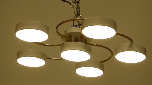 Светильник 35441/6 LED 144Вт 3000-6000К белый-золото 65х65х12 см 4941242 смотреть онлайн