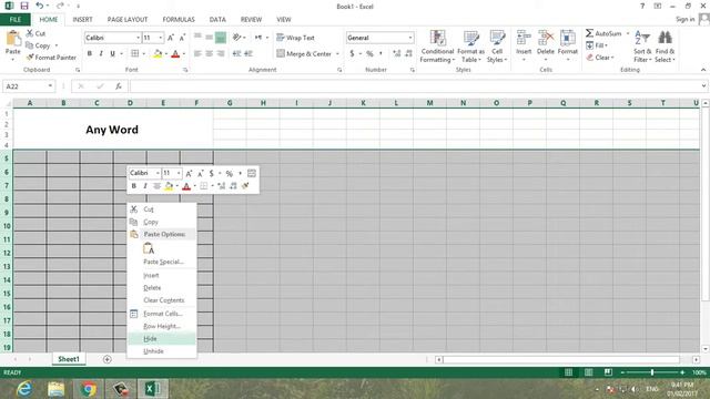 excel row height смотреть онлайн