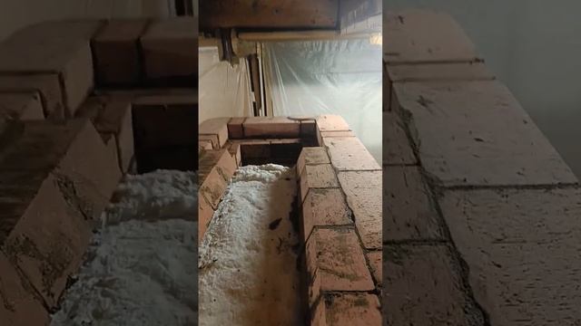 Перекрываю колпак печи. смотреть онлайн