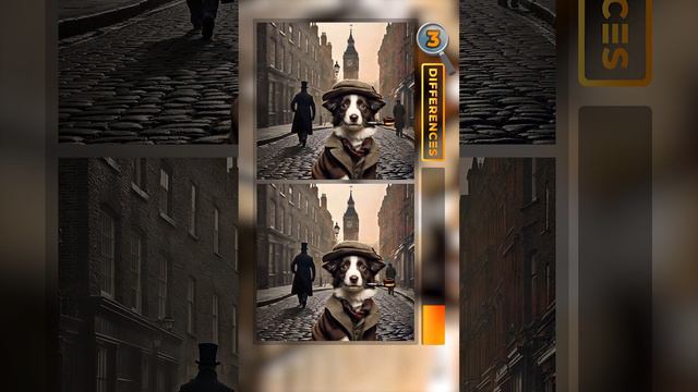 Spot the Difference #21 🎩The Case-Book of #BorderCollie Holmes смотреть онлайн