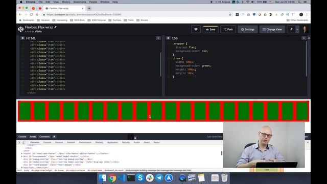 Обёртка (flex-wrap) элементов в Flexbox смотреть онлайн