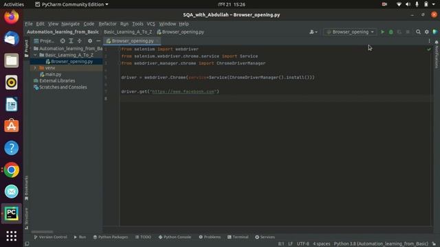 Selenium Python Basic Function # 1. How can we open a Browser By using Selenium Python Function? смотреть онлайн