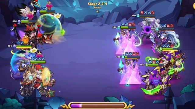IDLE HEROES - CAMPAIGN STAGES 2-2-3 AND 2-2-4 смотреть онлайн