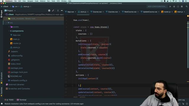 Vue.js ile Codeigniter Rest API Servisine Bağlanmak - Ders 6 | Vuex Nedir ve Vuex Kullanımı смотреть онлайн