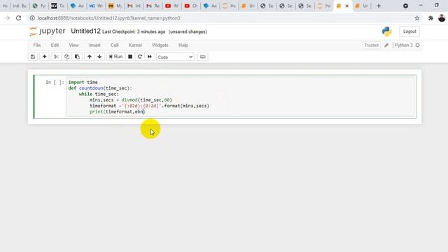How to create count down timer in Python смотреть онлайн