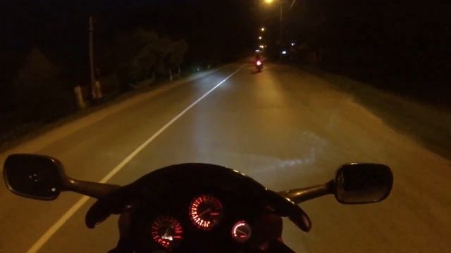 Первый выезд на CB 400 часть 1
