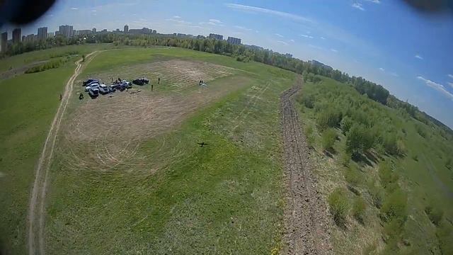3D пилотаж - FPV racing - Поле ЩелчОК - совместные полёты смотреть онлайн