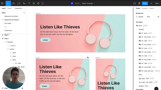 Responsive Text Styles in Figma - How to Use Them смотреть онлайн