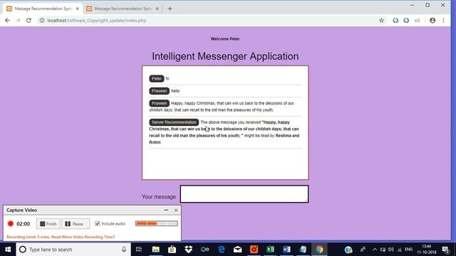 Message Recommendation Using Sentiment Analysis смотреть онлайн
