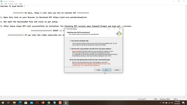 Git Installation On Windows | How To Install Git on Windows 10 | Git Installation | Syed World смотреть онлайн