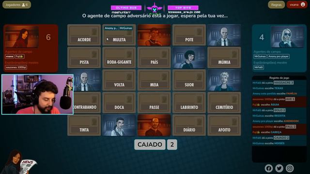 O GABISMO FOI CRIADO NESSE CODENAMES! AMÉM! - Codenames c/ Souzones, Gabs, Fuji, Juh e + смотреть онлайн