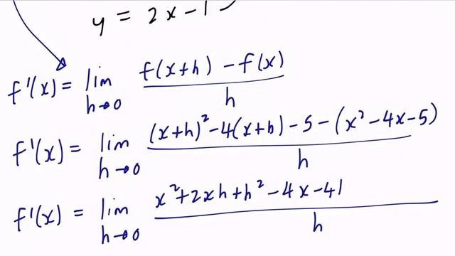 At what point on the graph of y = x² - 4x - 5 is the tangent parallel to 2x - y = 1? смотреть онлайн