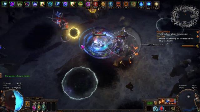 3.18 | Path of Exile | Energy Blade CoC LL Aegis Aurora Inquisitor | Uber Elder | Maven witness