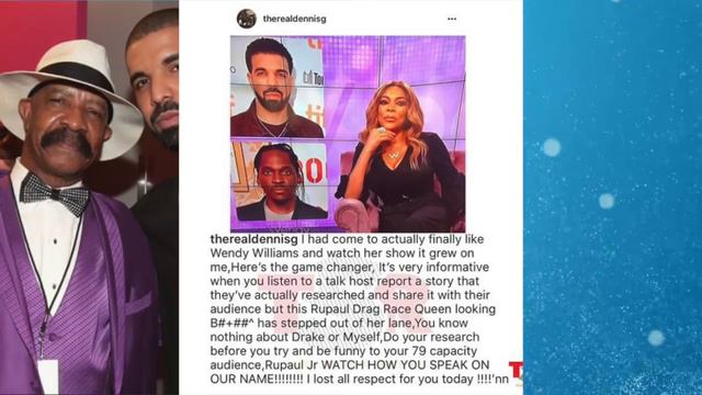 Drake's Dad OG Dennis Graham Reacts To Getting Dissed By Pusha T, Takes It Out On Wendy Williams смотреть онлайн