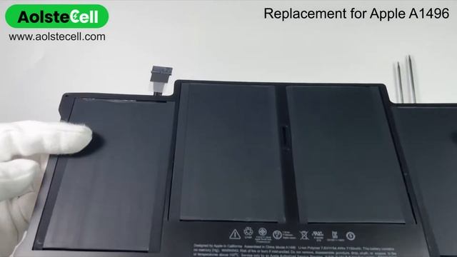 Replacement battery for Apple A1496 7.6V 54.4Wh 4 cells смотреть онлайн