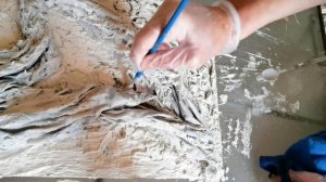 Картина панно техника терра?Что можно сделать из ненужных вещей! ?Барельеф своими руками? DIY.