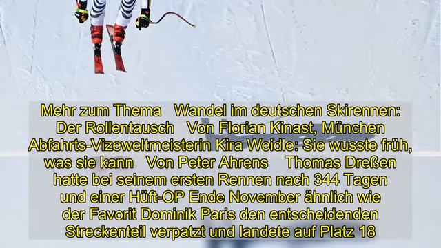 Ski-WM: Andreas Sander holt Abfahrtssilber – 0,01 Sekunden hinter dem Sieger смотреть онлайн
