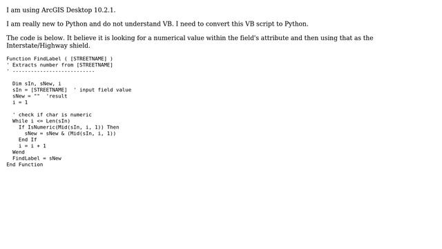 GIS: Converting VB to Python for Labeling in ArcGIS Desktop? смотреть онлайн
