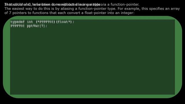C++: Function-Pointer смотреть онлайн