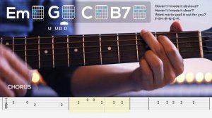 FRIENDS - Marshmello & Anne-Marie |  Guitar Tutorial | Fingerstyle Melody Chords