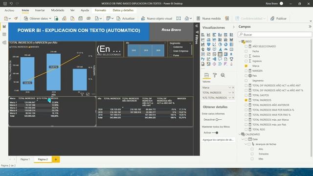 #159 POWER BI - EXPLICACION TEXTUAL AUTOMATICA DEL DASHBOARD смотреть онлайн