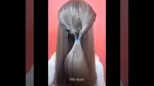 красивая прическа 2 (для длинных волос) смотреть онлайн