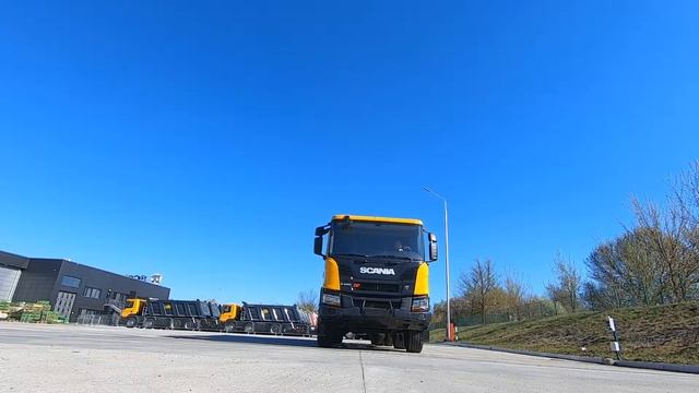 Cамоскиди Scania Р440В 8х4 HZ працюють в Полтавській обл. смотреть онлайн