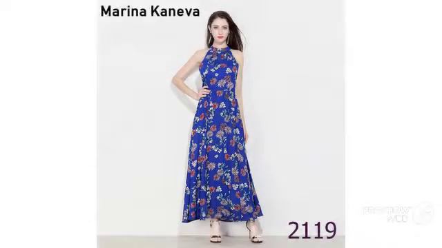 Одежда от бренда AliExpress - Длинное летнее платье без рукавов смотреть онлайн