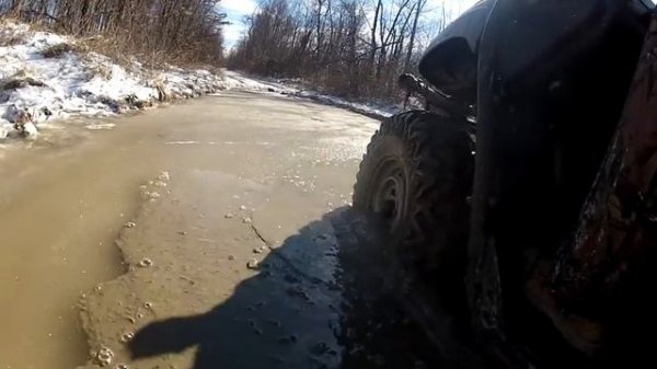 Breaking Ice with the Yamaha Rhino!