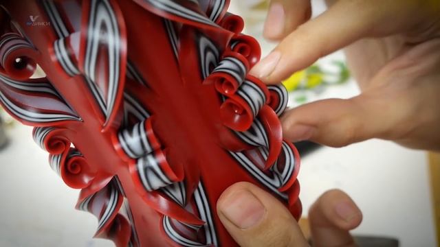 Невероятная красная резная свеча своими руками смотреть онлайн