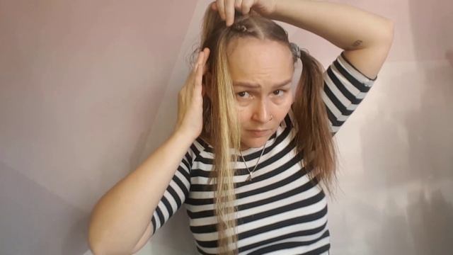 Заплести две косы с канекалоном самой себе | Позор смотреть онлайн