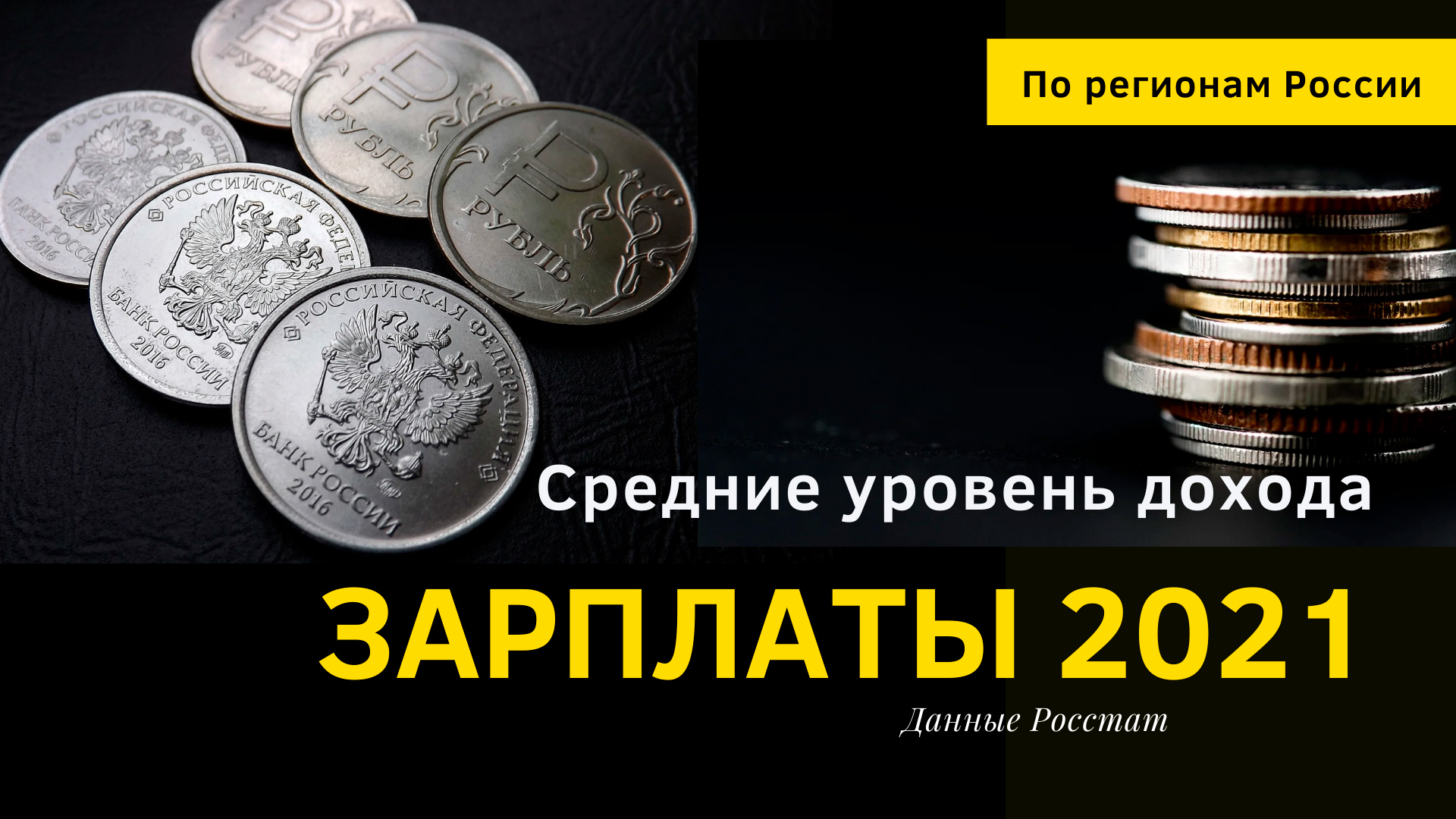 Средний уровень дохода в России по регионам