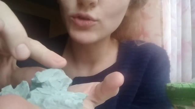 Ем глину. Глинка Кембрийская голубая. АСМР. смотреть онлайн