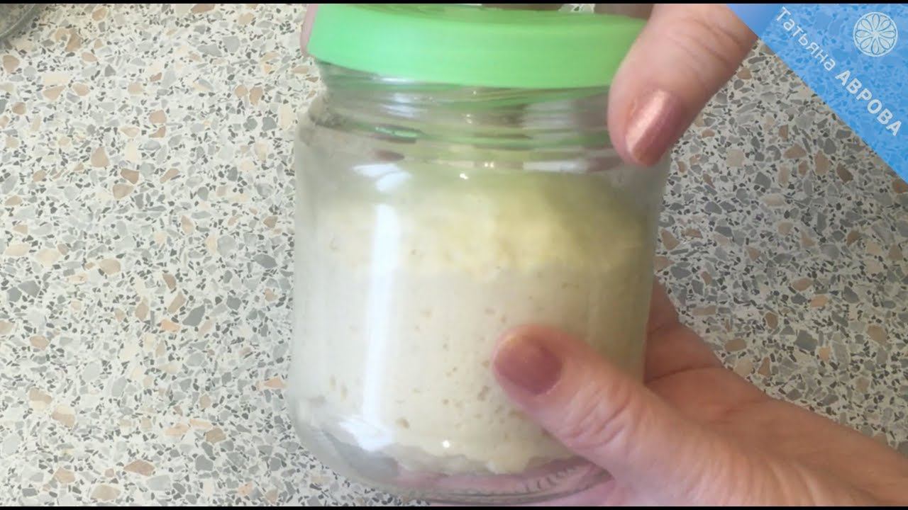 Переводим пшеничную закваску 100% влажности в закваску 50% влажности