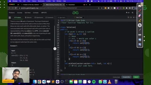 Problem of The Day: 14/02/2023 | Walls Coloring | Siddharth Hazra смотреть онлайн