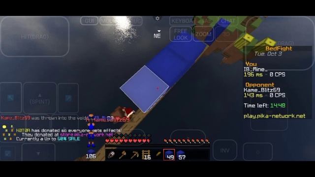 I got today's cleanest gameplay [SMOOTH] | 1.8 pojavlauncher pvp смотреть онлайн