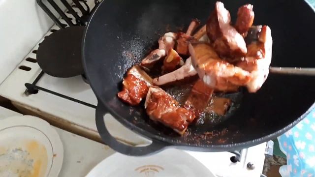 Рагу ВИКТОРИЯ с копчеными ребрами смотреть онлайн