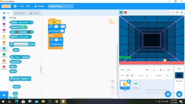 Tutorial Of How To Create A Ping Pong Game In Scratch 3.0 | Create Pong Game Tutorial Using Scratch смотреть онлайн