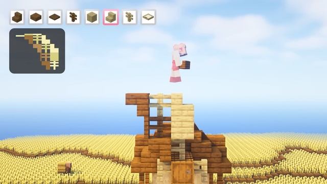 Minecraft: How to Build a Simple Windmill смотреть онлайн