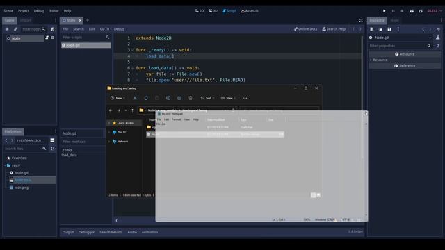 Save System (Godot 3) смотреть онлайн