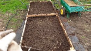 Высокие грядки без сорняков.