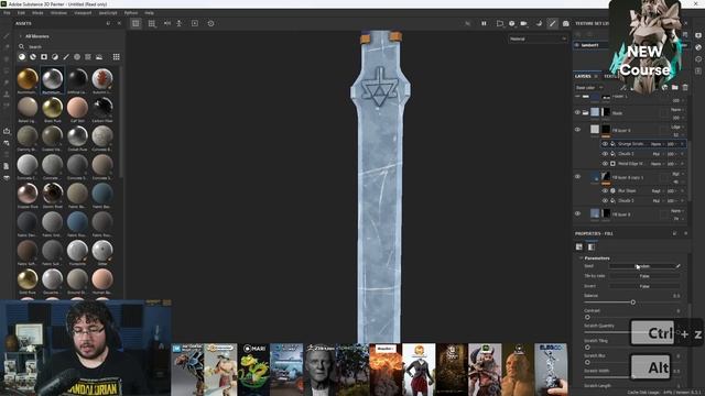 Master Sword Stylized Textures! Substance Painter Tips and Tricks смотреть онлайн