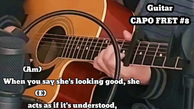 LEAD/ RHYTHM GUITAR TUTORIAL GIRL by BEATLES WITH CHORDS AND LYRICS смотреть онлайн