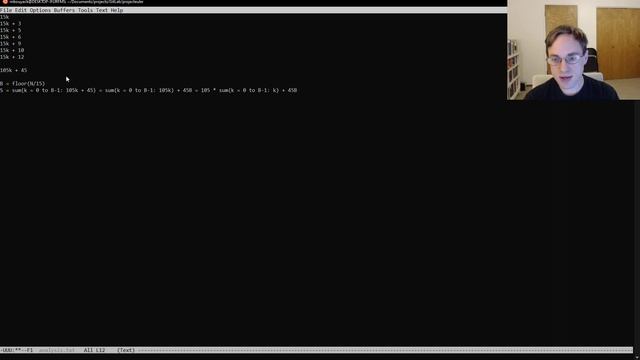 Project Euler: Problem 1 (analysis) смотреть онлайн