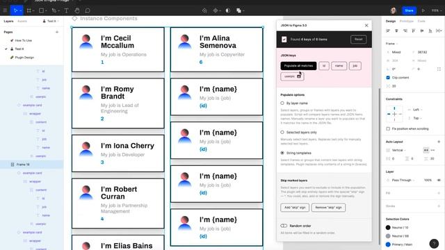 JSON to Figma 3.0 смотреть онлайн