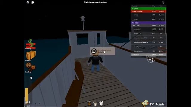 Играем в Save the ship Roblox Titanic смотреть онлайн