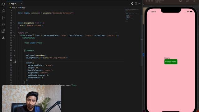 #7 - Exploring React Native State & Props, Button, TouchableOpacity, Pressable, and ScrollView смотреть онлайн